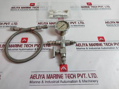 Swagelok Ss-20Vm4-f4 Charging Nitrogen On Accumulator Needle Valve Set S472-3