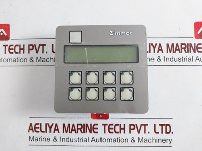 Zimmer Tc101C-8T Lcd Operation Control Unit Zimmer Tc101C-8T Lcd Operation Control Unit