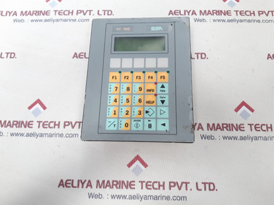 Esa vt 100 panel, vt1001sp000, fuse .5a, 1+24 vcc, 2 0 vcc
