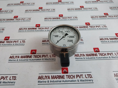 Wika En837-1 Pressure Gauge 316L 0-2500 Kpa 1106038975