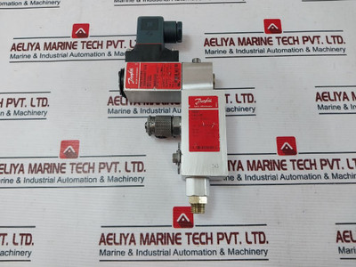 Danfoss Mbs 5100-2011-1Db04 Pressure Transmitter W/ 26740113 Test Valve