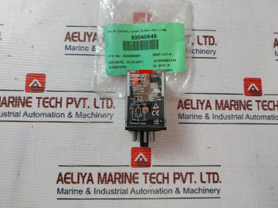 Omron Mks3Pi-5 Relay, Ac 110V, 250Vac 30Vdc, 10A Res., 7A Gen. New Omron Mks3Pi-5 Relay, Ac 110V, 250Vac 30Vdc, 10A Res., 7A Gen. New