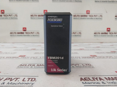 Foxboro Fbm201D Channel Isolated 8 Input 24Vdc 70°C New Foxboro Fbm201D Channel Isolated 8 Input 24Vdc 70°C New