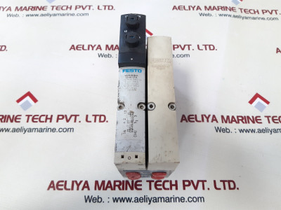 Festo vsva-b-b52-zd-a1-1t1l solenoid valve with vabb-s4-1-wt blanking/cover