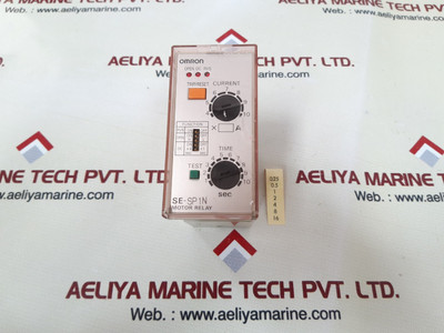 Omron se-sp1n motor relay 100/110/120vac - Made in Japan Omron se-sp1n motor relay 100/110/120vac - Made in Japan