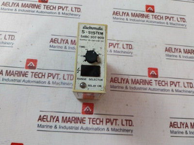 Electromatic/Schrack Sabc 207 900 S-system Time Delay Relay 10A 380V
