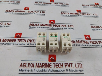 Lot Of 3X Schneider Electric/Telemecanique Ladn11G Auxiliary Contact Block Used Lot Of 3X Schneider Electric/Telemecanique Ladn11G Auxiliary Contact Block Used