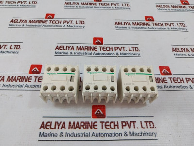 Lot Of 3X Schneider Electric/Telemecanique Ladn22G Auxiliary Contact Block Used Lot Of 3X Schneider Electric/Telemecanique Ladn22G Auxiliary Contact Block Used