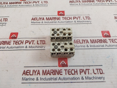 Lot of 3X Allen-Bradley 195-MA40 Auxiliary Contacts 500V~10A Ser: A