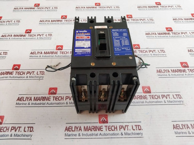 Terasaki Electric Tl-100F Tembreak 3 Pole Circuit Breaker 75A Ac690V 50-60Hz Terasaki Electric Tl-100F Tembreak 3 Pole Circuit Breaker 75A Ac690V 50-60Hz