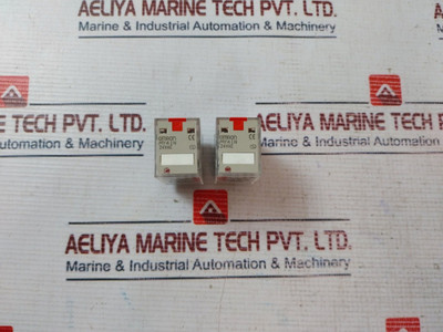 Lot Of 2X Omron My4Ln General Purpose Relay 5A 250Vac Used