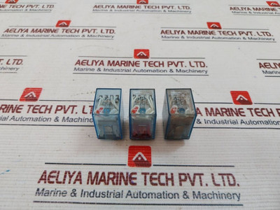 Lot Of 3X Omron My4Nj Power Relay 5A 240Vac 28Vdc