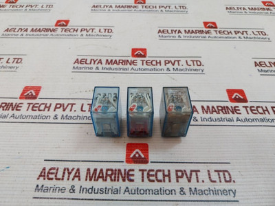 Lot Of 3X Omron My4Nj Power Relay 5A 240Vac 28Vdc Used