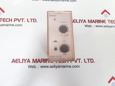 Omron sao-q1n current sensor 100/110/120vac 50/60hz