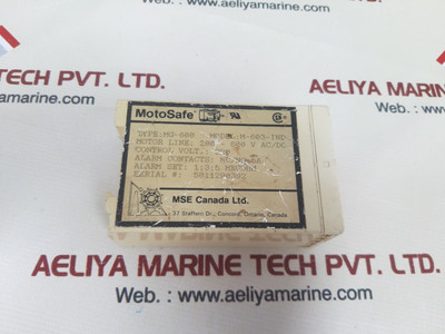 Insulation Monitor Motosafe Type MG-600 by MSE Canada Ltd