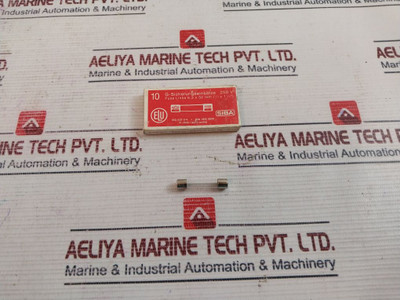 Siba F 6.3A 250V Glass Cartridge Fuse 6.3 X 32Mm