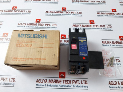 Mitsubishi Nf50-ss 2 Pole No-fuse Circuit Breaker 10A 250Vdc Mitsubishi Nf50-ss 2 Pole No-fuse Circuit Breaker 10A 250Vdc