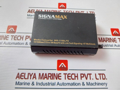 Signamax 065-1100 Lfs Multimode Media Converter Dc 12V Signamax 065-1100 Lfs Multimode Media Converter Dc 12V