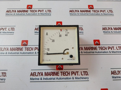 Semco 0-40A/ 0-40/200A Ampere Meter Used Semco 0-40A/ 0-40/200A Ampere Meter Used