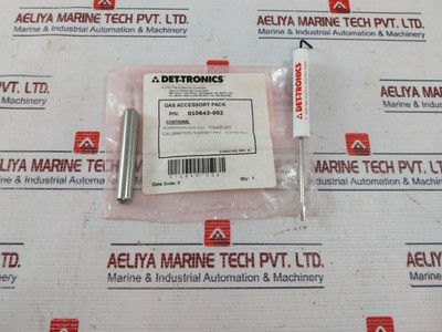 Det-tronics 010643-002 / 103406-001 / 102740-002 Gas Accessory Pack New