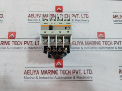 Fuji Electric Sh04Aa Relay With Auxiliary Contact Block Type Sz-as1, 10A 200V Fuji Electric Sh04Aa Relay With Auxiliary Contact Block Type Sz-as1, 10A 200V