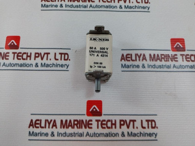 Aktieselskabet Lk-nes 171 A 4214 Fuse 50A 500V Used Aktieselskabet Lk-nes 171 A 4214 Fuse 50A 500V Used