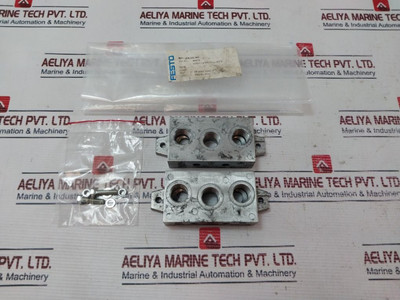 Festo Vdma24345-d-1 Valve Base Set New Festo Vdma24345-d-1 Valve Base Set New