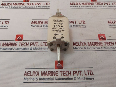 Sieger Nh 1 Gl/Gg Fuse Link 250A 500V, Sieger, Kawetra Used Sieger Nh 1 Gl/Gg Fuse Link 250A 500V, Sieger, Kawetra Used