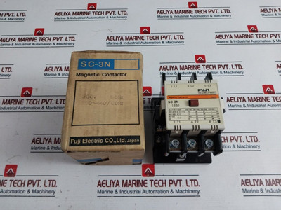 Fuji Electric, Magnetic Contactor, Sc-3N, 4Nc2H0, 100A, 380-440V, 50/60Hz New Fuji Electric, Magnetic Contactor, Sc-3N, 4Nc2H0, 100A, 380-440V, 50/60Hz New