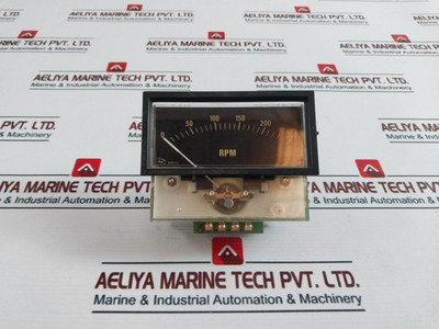 Sifam 0-250 Rpm Meter With Pcb Card Used