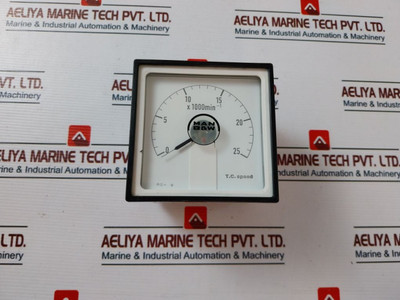 Dr. E. Horn Ea 96X96.2 S I W Dw Speed Indicator 24V Used Dr. E. Horn Ea 96X96.2 S I W Dw Speed Indicator 24V Used