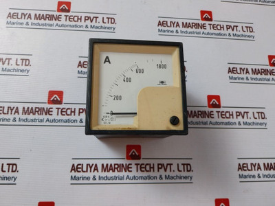 Radio-controle 600/5A Analog Ammeter 0-600/1800A 50-60Hz Used Radio-controle 600/5A Analog Ammeter 0-600/1800A 50-60Hz Used