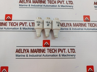 Lot Of 3X Dii 16A 500V Ceramic Fuse New Lot Of 3X Dii 16A 500V Ceramic Fuse New