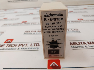 Electromatic S-system Sb 135 220 Delay On Release After Deenergis 8-180 Min