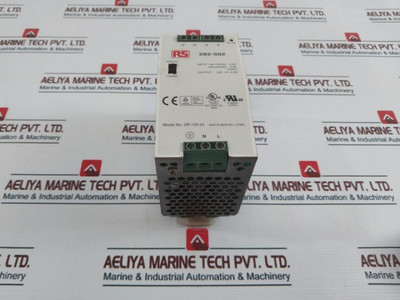 Mean Well/Rs 282-502 Power Supply Dr-120-24, 240Vac 50/60Hz Used Mean Well/Rs 282-502 Power Supply Dr-120-24, 240Vac 50/60Hz Used