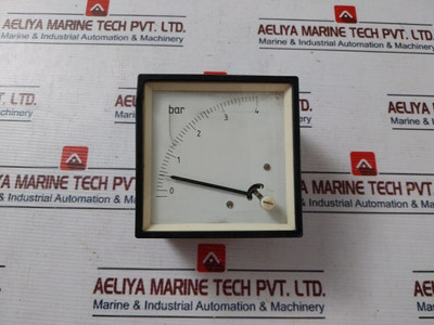 0-4 Bar Panel Meter 0/4-20 Ma Used 0-4 Bar Panel Meter 0/4-20 Ma Used