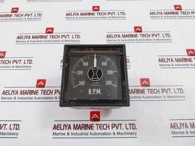 Deuta Eqg9/8B Analog Meter 300-0-300 R.P.M. Used Deuta Eqg9/8B Analog Meter 300-0-300 R.P.M. Used