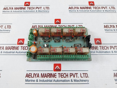 8 Ch Relay Card, Synchro Electronics, Pcb Used