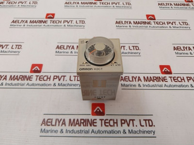 Omron Timer H3Ct-8H B Series 200/220/240Vac 5A 250Vac Res Load 0-1.0 Min/Sec 100 Gm New