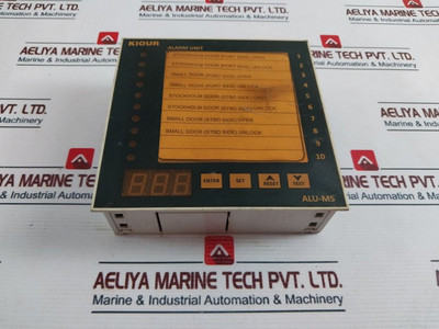 Kiour Alu-ms Digital Alarm Unit With 10 Inputs Alums182100103, 250Vac Used