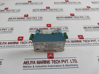 Mtl Instruments Mtl 7728- Shunt-biode Safety Barrier 250V Used Mtl Instruments Mtl 7728- Shunt-biode Safety Barrier 250V Used