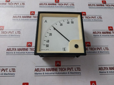 Rishabh Pq 144 Analog Dc Ammeter -50-0-50A 75Mv 850V