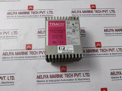 Traco Tis-75-124 Industrial Switching Power Supply 115/230 Vac