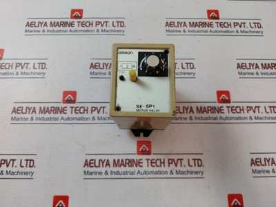 Omron Se-sp1 Motor Relay 100/110 Vac Used Omron Se-sp1 Motor Relay 100/110 Vac Used