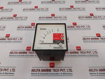 Megacon Kpm169A Insulation Monitor Earth Fault Guard 0-30 Kohm 24Vdc