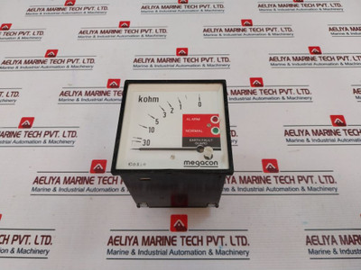 Megacon Kpm169A Insulation Monitor Earth Fault Guard 0-30 Kohm 24Vdc