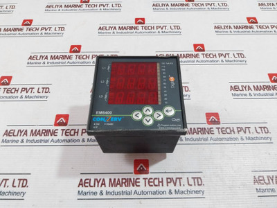 Conzerv Em6400 Digital Panel Meter 44 To 300V Ac/Dc