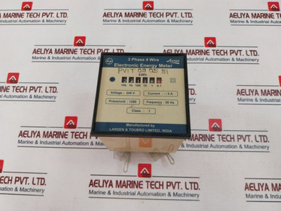 L&T 3 Phase 4 Wire Electronic Energy Meter Used