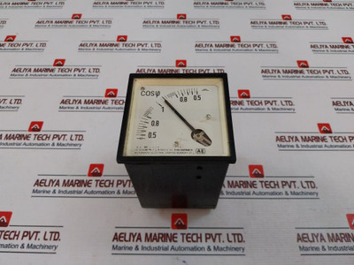 Automatic Electric 0.5-1-05 Cos Φ Power Factor Meter 1A 110 V