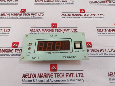 Tokimec Ledic Dgr-21 Gyro Repeater Heading - Tokimec Inc. - Ledic Used Tokimec Ledic Dgr-21 Gyro Repeater Heading - Tokimec Inc. - Ledic Used